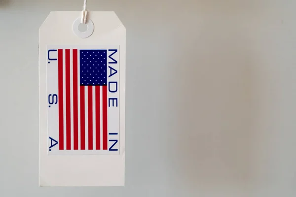 Made in USA paper label