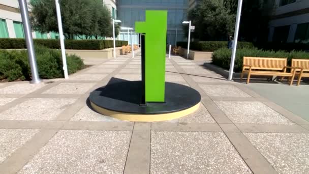 Apple företaget campus i Silicon valley, Infinity slinga en — Stockvideo