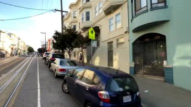 Cityscape güneşli gün zaman