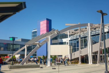Googleplex açık havada çalışan işçilerin Merkez Merkez