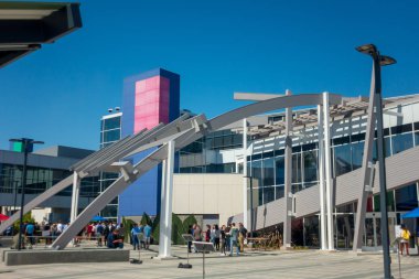 Googleplex açık havada çalışan işçilerin Merkez Merkez