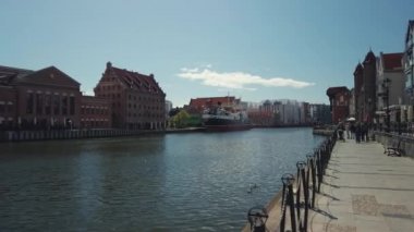 Pov eski şehir liman seti yürüyüş