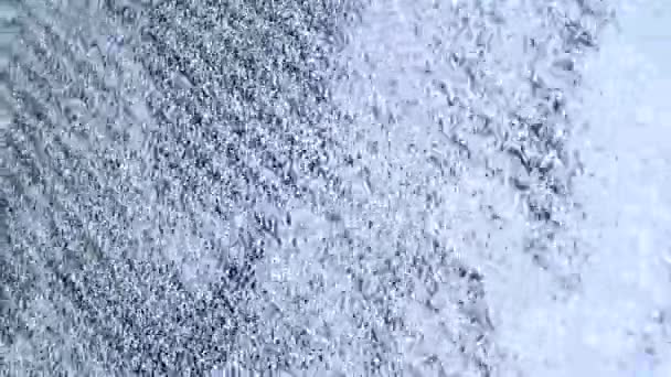 Witte ruis textuur op de led tv — Stockvideo