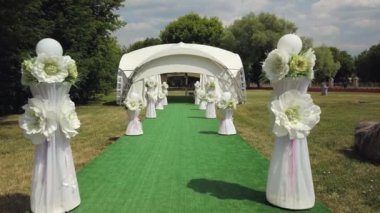 Çardak için yürüyüş birinci şahıs görünümü