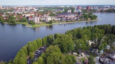 Kaliningrad şehrinin hava manzarası, Rusya