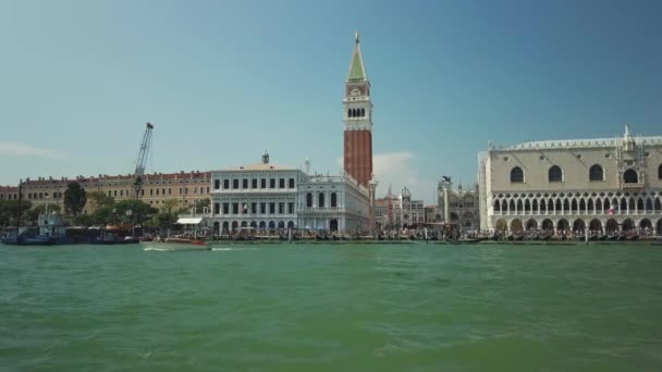 Vista de los monumentos de Venecia — Vídeo de stock