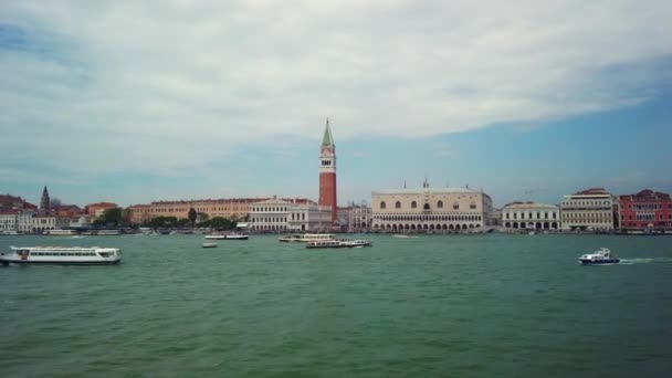 View of Venice landmarks — Stock Video