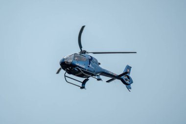 Uluslararası havaalanına helikopter indi