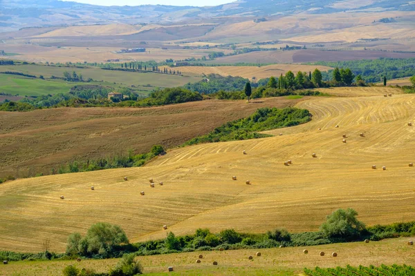 Paisaje rural de verano aéreo de Toscana — Foto de Stock