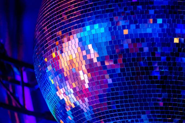 Disco mirror ball at the night club — Stock Photo, Image