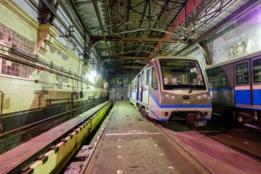 Metro metro istasyonu Krasnaya Presnya 'nın içi
