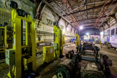 Metro metro istasyonu Krasnaya Presnya 'nın içi