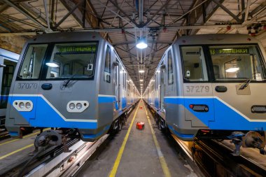 Metro metro istasyonu Krasnaya Presnya 'nın içi