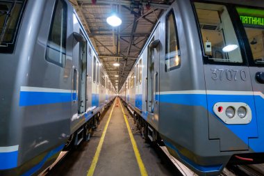 Metro metro istasyonu Krasnaya Presnya 'nın içi