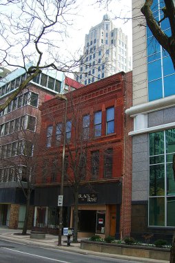 Fort Wayne, Indiana 20 Nisan: Fort Wayne, Indiana'nın Vintage storefronts üzerinde 20 Nisan 2008. Midwestern şehir 1794 yılında kuruldu.