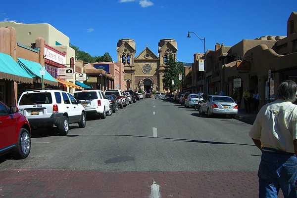 Santa New Mexico September Basiliek Van Sint Franciscus Van Assisi — Stockfoto