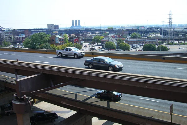 Louis Missouri Septembre Interstate Avec Plusieurs Niveaux Dans Zone Près — Photo