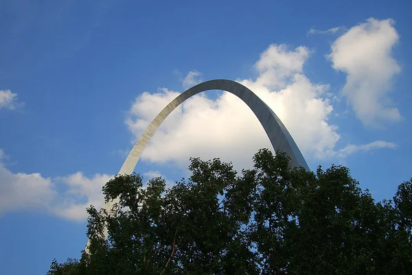 Gateway Arch Louis Missouri Tarihi Bir Anıt — Stok fotoğraf