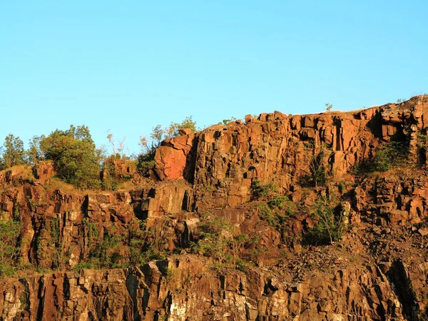 Hegyi Rock Formation Híres Kígyó Hill Mountain Top Rock Formáció — Stock Fotó