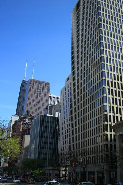 Chicago Nisan Nisan 2010 Tarihinde Chicago Illinois Büyük Şehir Binaları — Stok fotoğraf