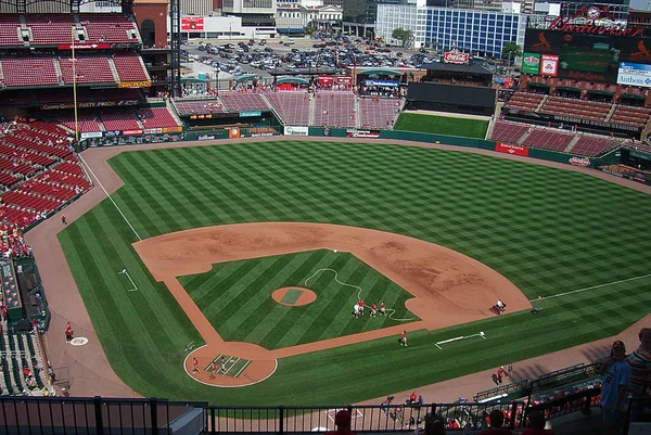 Louis Września Koniec Sezonu Gra Baseball Busch Stadium Dniu Września — Zdjęcie stockowe