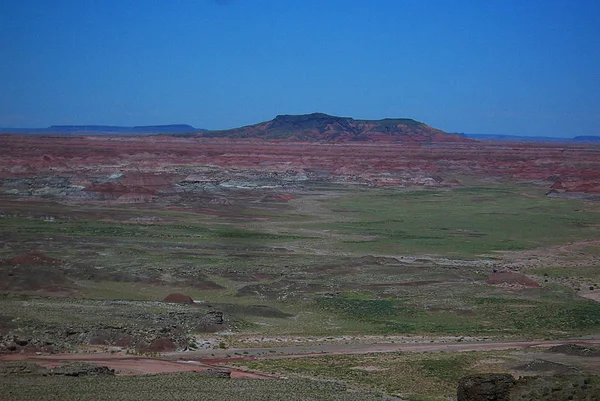 Wüstenlandschaft Bemalte Wüste Versteinerten Wald Nationalpark Arizona — Stockfoto