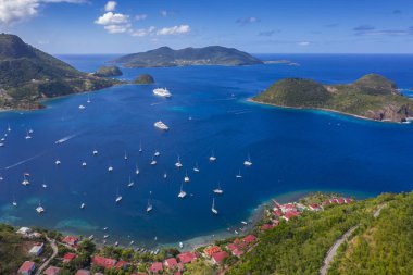 Iles des Saintes. Guadeloupe Fransız. Caribean Adası. Batı Hint Adaları.