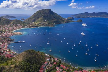 Iles des Saintes. Guadeloupe Fransız. Caribean Adası. Batı Hint Adaları.