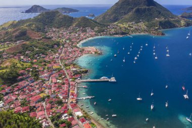 Iles des Saintes. Guadeloupe Fransız. Caribean Adası. Batı Hint Adaları.