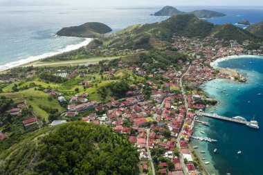 Iles des Saintes. Guadeloupe Fransız. Caribean Adası. Batı Hint Adaları.
