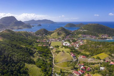 Iles des Saintes. Guadeloupe Fransız. Caribean Adası. Batı Hint Adaları.