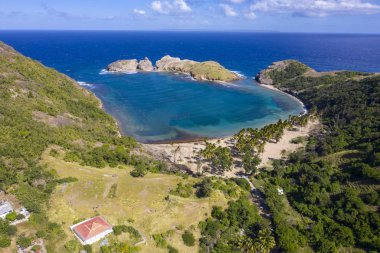 Iles des Saintes. Guadeloupe Fransız. Caribean Adası. Batı Hint Adaları.