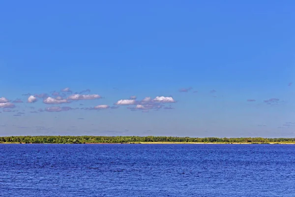 Rio volga paisagem — Fotografia de Stock