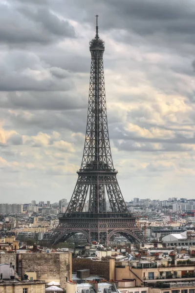 Torre Eiffel vista da di Arc de Triomphe — Foto Stock