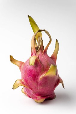 Beyaz arkaplanda Ejder Meyvesi 