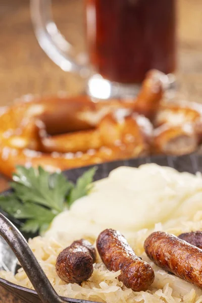 Nuremberg sausages — Stock Photo, Image