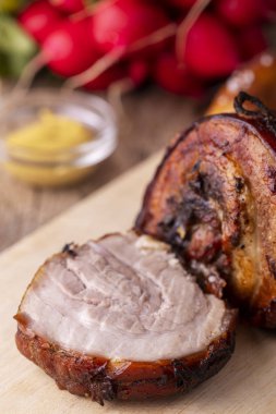 ızgara haddelenmiş domuz eti