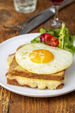 croque madame clipart