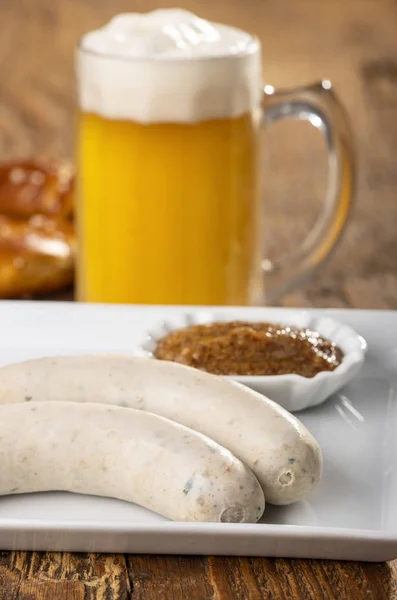 Bavarian white sausages — Stock Photo, Image