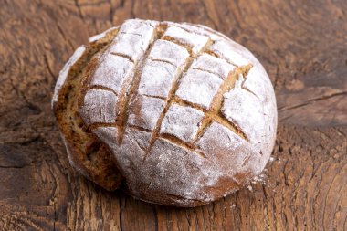 Taze çavdar ekmeği. 