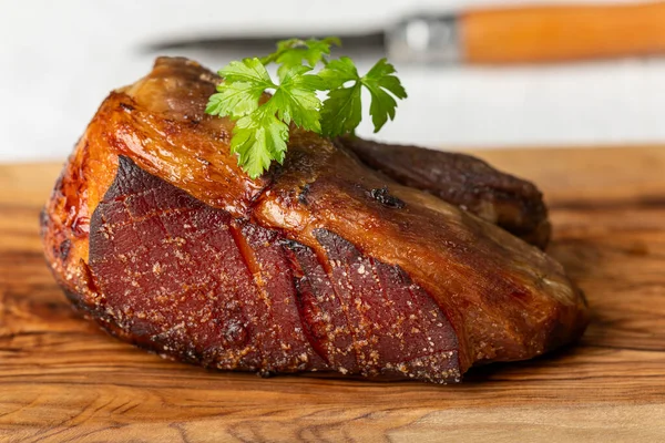 Bayerischer Schweinebraten Mit Knödeln — Stockfoto