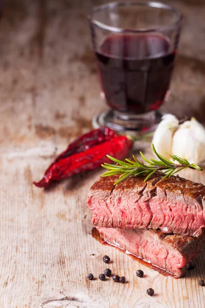 Gegrilde Biefstuk Met Peper — Stockfoto