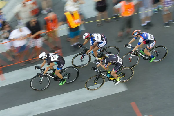 Boise Idaho Luglio 2016 Boise Twilight Criterium Bike Moto Tra — Foto Stock