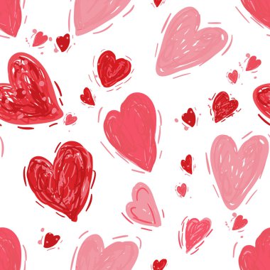 Kalpli kusursuz desen. Sevgililer Günü Arkaplanı