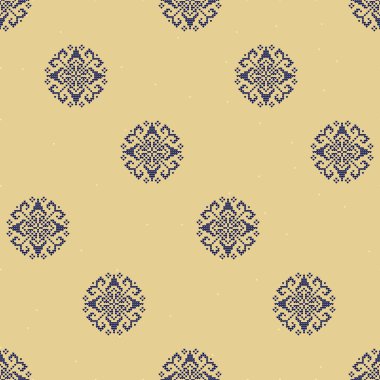 Geleneksel Norveç tarzı örgü modeli sorunsuz. Etnik arka plan.