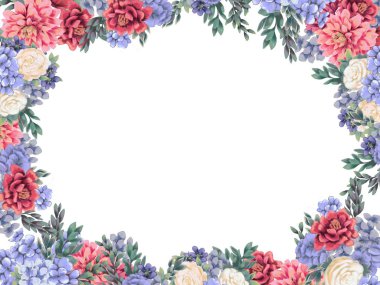 Tasarım için çiçek çerçevesi tarih kartlarını, davetiyeleri, posterleri ve doğum günü süslemelerini kaydet