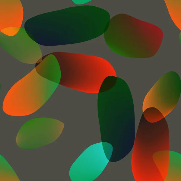 Vektor sømløst mønster. Bakgrunn med abstrakte fargerike former . – stockvektor