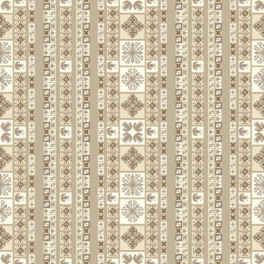 Vektör Seramik kiremit deseni, soyut mozaik, Dikişsiz süsleme