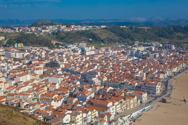 Mooie badplaats Nazare in Portugal — Stockfoto