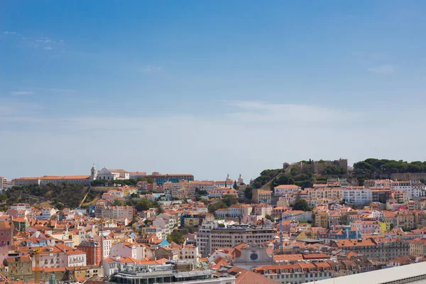 Hrad Sao Jorge, historické centrum Lisabonu, Portugalsko — Stock fotografie